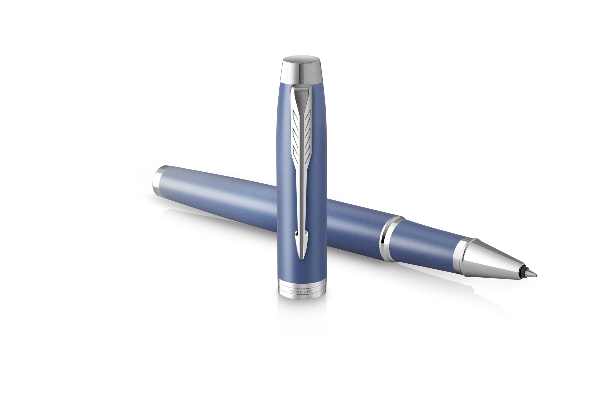 PARKER IM Rituals Blue Kugelschreiber und Tintenroller mit Gravur | Premium Stift | Geschenkbox | personalisiertes Geschenk | | Geburtstag (Blue)