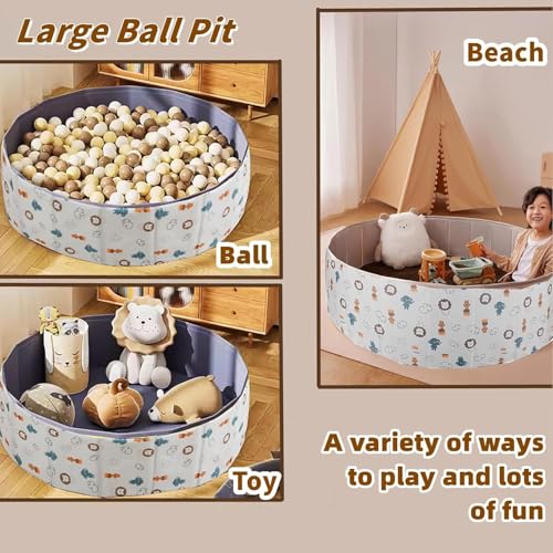 Bällebad Bällepool Faltbare Spielplatz Für Baby Kinder Kinderzimmer (Bällebad, 100cm)