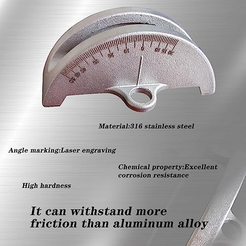 C CLINK Set of Two 316 Stainless Steel 14\" Bandsaw Trunnions with Degree Scale for Most 14-Inch Wood Band Saws Replaces for JWBS-14 LBS-60 426-02-0-950-0002 426-02-395-0005