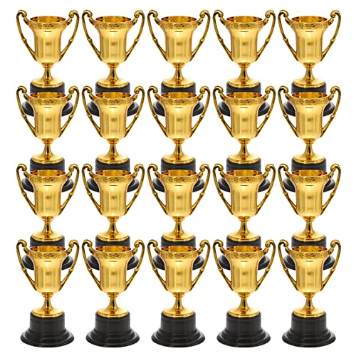 Toyvian Mini Troféus de 2Pcs para Mini- Troféu Copo Sports Ball Trophy Trophy Kids 20Pcs Pequenos