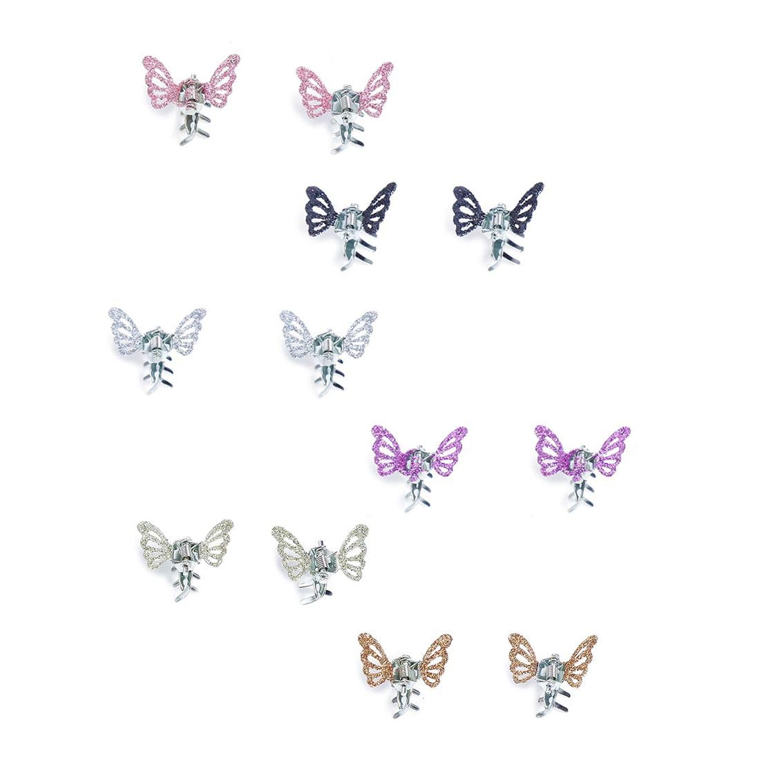 Kairangi Hair Clips for Girls Kids Hair Accessories for Girls Hair Claw Clips for Girls Kids Multicolor Glittering Butterfly Claw Clip 12 Pcs Mini Hair Claw Clips for Girls Kids Clutchers for Hair (B0CLGJ74BS) Amazon Price History, Amazon Price Tracker