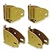 ABN E Track Wood Beam Socket Fittings - 4 Pack Wood Beam Brackets E Track Accessories Cargo Storage Lumber Bracket