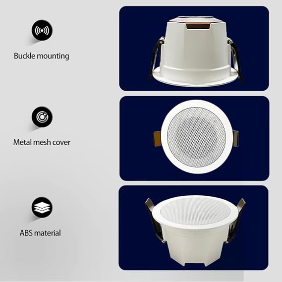 High Performance Smart Home Speakers - Bluetooth Ceiling Speaker for Professional Surround Sound