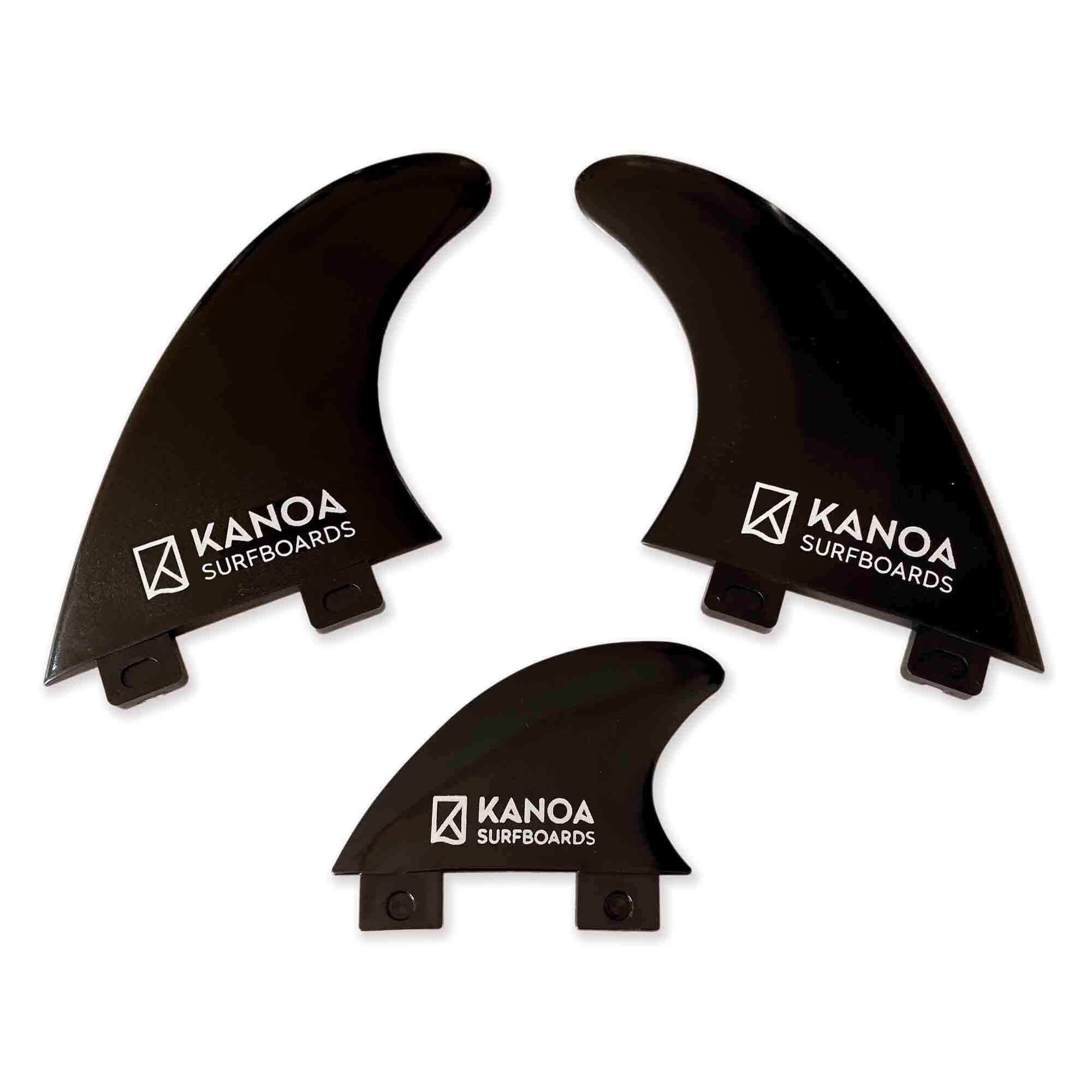 Ailerons surf de rivière FCS1 avec trailer fin KANOA