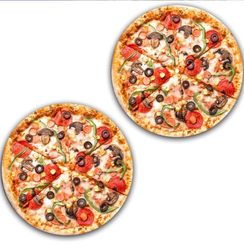 DJ One Pair Music Accessories Mushroom Pizza Scratch Pads 1200 Vinyl Memorabilia 12