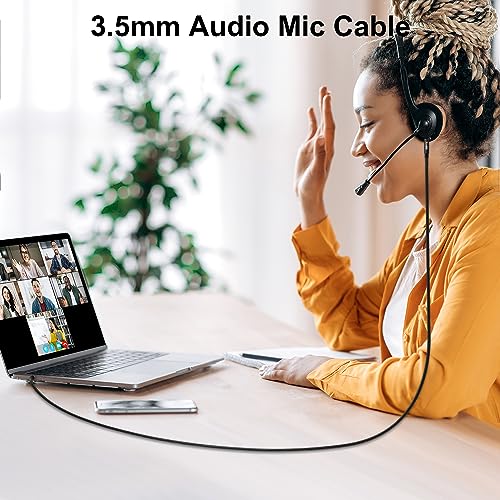 Cable de audio auxiliar Jack 3.5mm 6.10 m Kxable miniatura 4