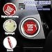 VKGUG Carbon Fiber Push Start Button Cover Compatible with Lexus IS200T IS250 IS300 IS350 RCF RC200T RC300 RC350 NX200 NX300 Engine Start Stop Button Cover Key Ignition Switch Cover Red