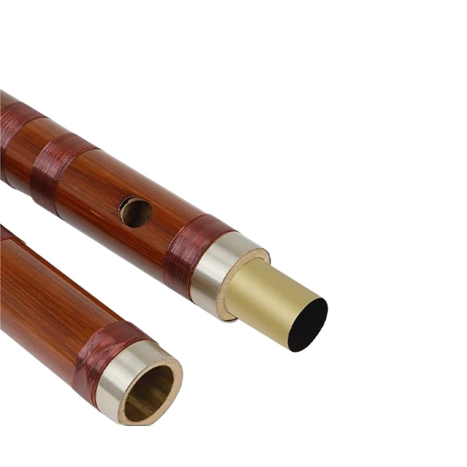 Instrumento de flauta de bambú Flauta De Bambú Para Principiantes Práctica De Clarinete Instrumento Principal Tradicional(Dark Red)