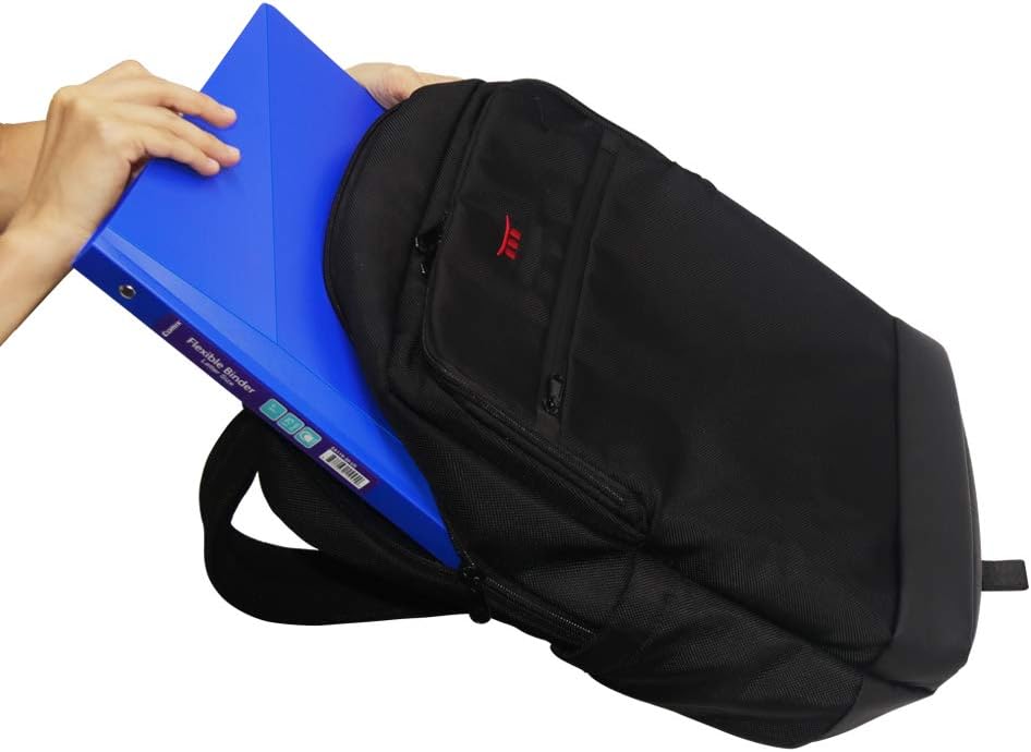 Comix 3 Ring Binder 1 Inch Binders Round Ring Holds 8.5 x 11 Inches 175 Sheets Binder Organizer with Pockets for School Office, 10.5 x 11.6 x 1 Inch, Assorted Color, 4-Pack (EA119) : Office Products