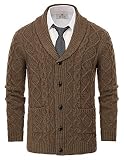 Logan Roy Succession Cosplay Costume Guide 5 Brown Cowl Neck Cardigan