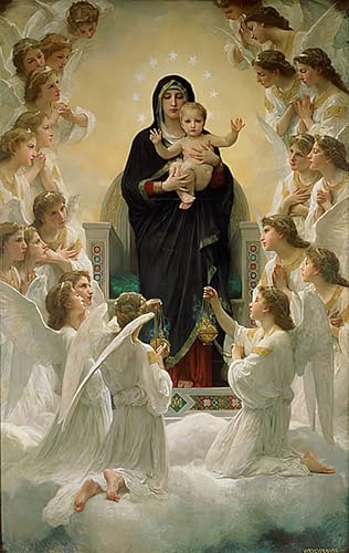 Toile murale Bouguereau Soif affiche salon deco peinture moderne 60x90
