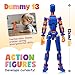 GAOFBA 【Assembly Required】【Shoulder Armor Upgrade】 10pcs Lucky 13 Action Figures, Dummy Titan 13 Action Figures, Multi-Jointed Movable，with 3 Hand-Shapes, 4 Weapons (10PCS)