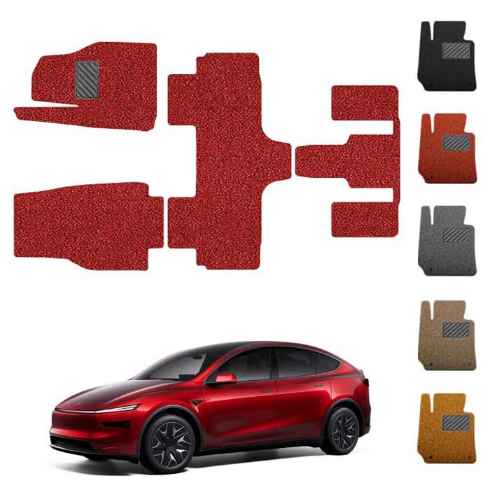 テスラ Model Y 専用 TPE 3Dフロアマット 豪華フルセット左ハンドル テスラ Model Y 専用 TPE 3Dフロアマット 豪華フルセット左ハンドル