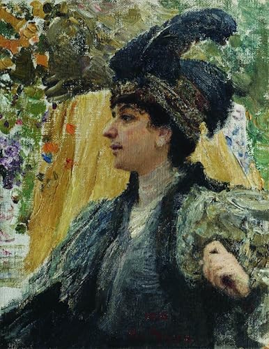 Portrait de l'artiste VV Verevkina Il'ya Repin Toile Déco Murale Salon