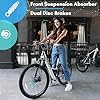 Soumye Electric Mountain Bike for Adults 26" Step-Thru/Over Ebike for Men Women with 350W Motor, 36V 10Ah Built-in Battery, 4 Riding Modes & 40Miles 20MPH #2