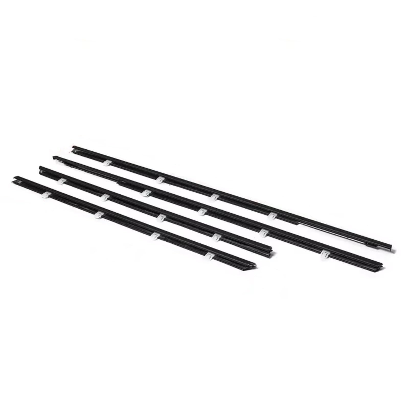 Iukmrt 2012-2015 For Civic Sedan 2001-2019 Window Weatherstrip Trim Sealing Strips Rubber Side Door Outer Glass Seal Belt Car Door Seal Protector(2012-2015)