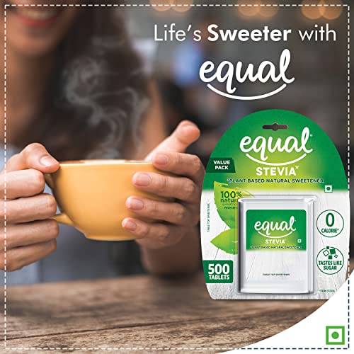 Equal® Stevia 500 Tablets | Plant-Based Natural Sweetener | 100% Natural Sweetness from Stevia | Zero Calorie from Stevia | Tastes Like Sugar | Ideal For Diabetic Patients |... - Image 3