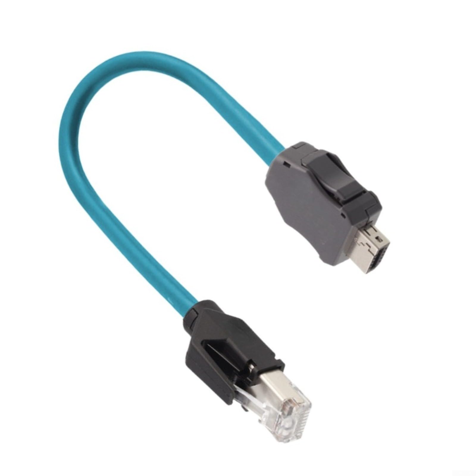 Cavo industriale RJ45 a IX da 1 m, Cat6A 10 Gbps, per robotica