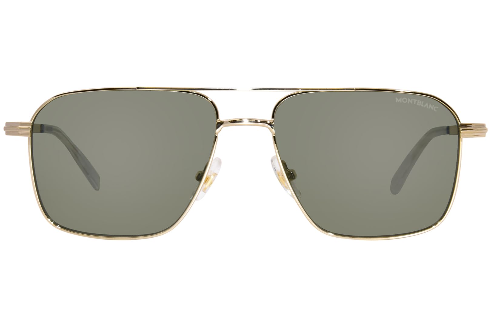 Montblanc MB0278S-002 56 Sunglass Man Metal Sonnenbrille, Sport, Gold (Gold), Einheitsgröße