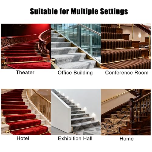 Barre de fixation pour tapis d'escalier recoupable installation facile - 5