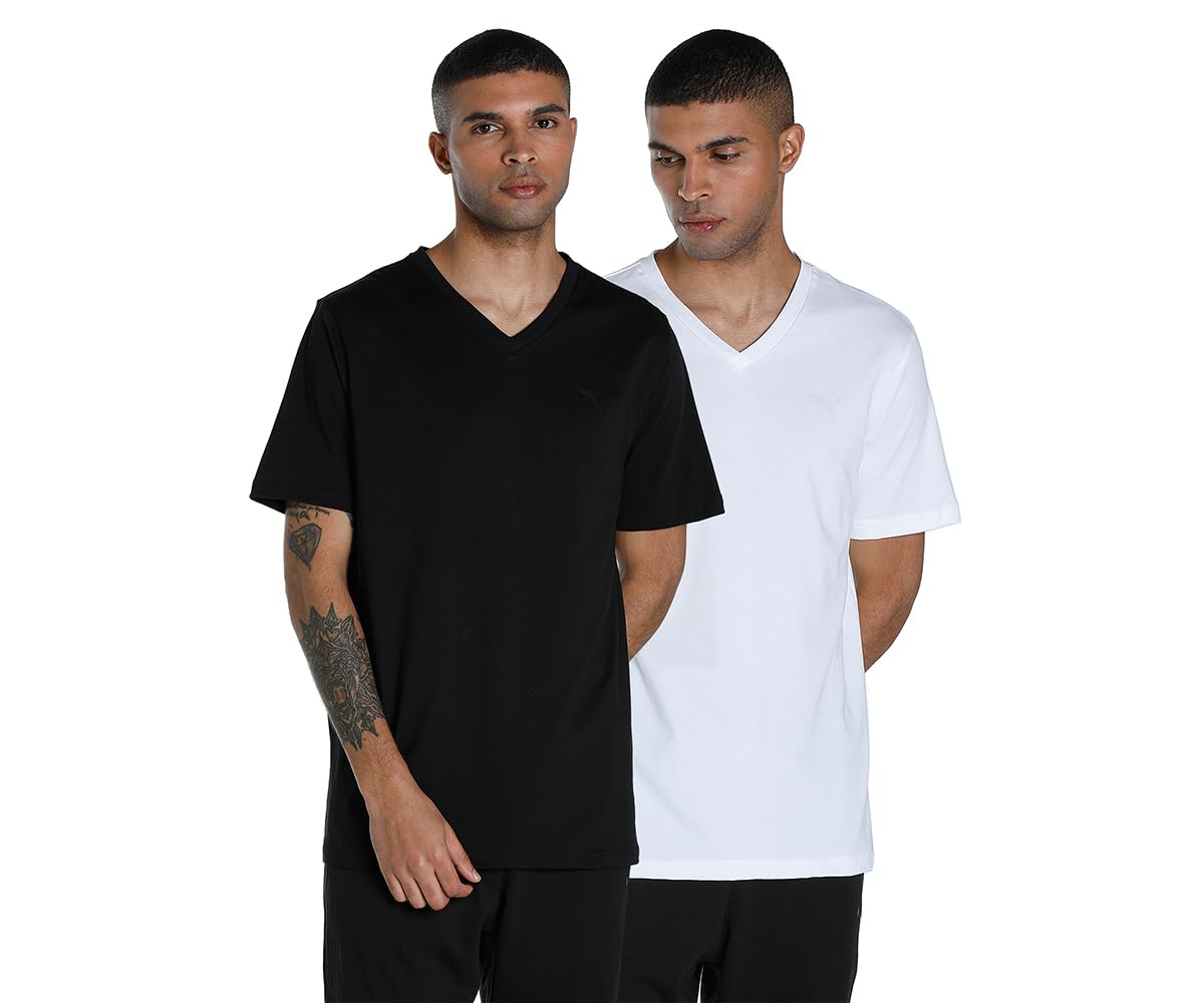 puma Men Cotton Solid Regular Fit T-Shirt-picture-39