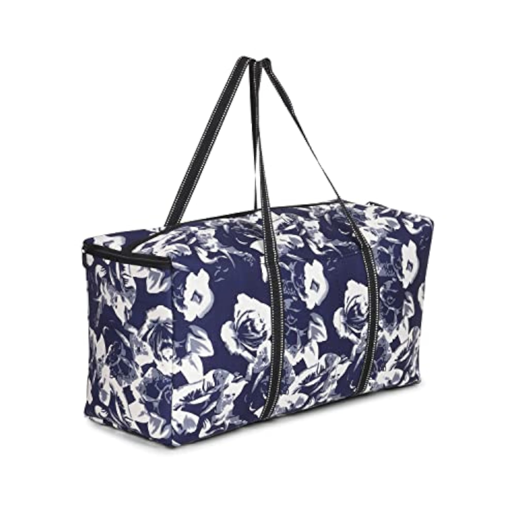 Blue White Travel Duffel Bag for Men & Women