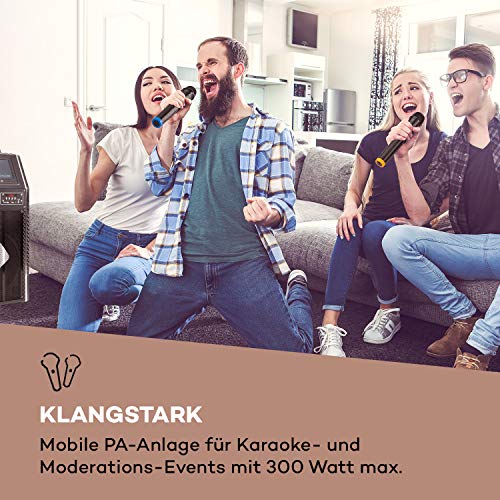 Karaoke-Anlage auna DisGo Box 100 DVD Mobile PA