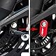 LLIDFONK Für Honda X ADV XADV 750 X-ADV 750 2017-2025 Aluminium Zubehör Motorrad Vorderrad ABS-Sensorschutz Bewachen Deckel (Rot)