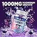 Magnesium Orotate Gummies for Women & Men, 1000g Magnesium Supplement for Heart, Nerve, Bone & Muscle Health, High Absorption, Vegan, Sugar Free, Pectin, Blueberry Flavor, 60 Chews