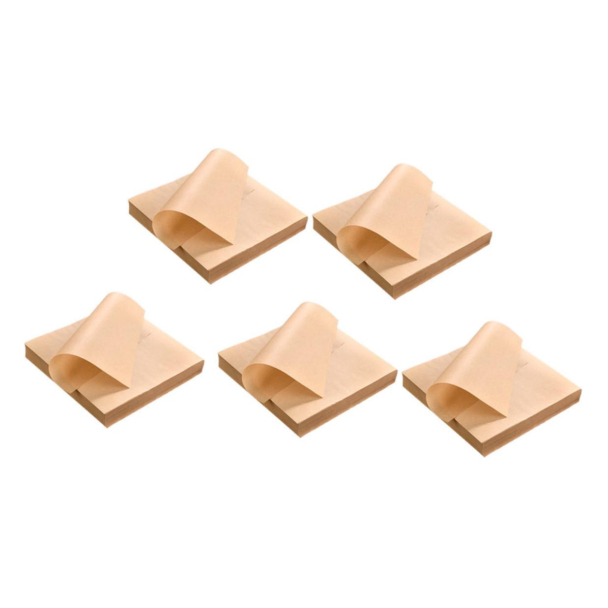 Papel Antigrasa para Alimentos 500 Hojas Kraft Khaki, Compacto