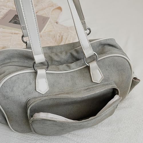 Coutures structurées sur sac à main moderne en polyuréthane noir