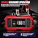 1.5A Smart Battery Charger 12V Motorcycle Charger Smart Car Battery Maintenance Trickle Charger Float and Desulfurizer for All Kinds of Motorcycle Batteries