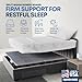 Greaton, Premium 38mm Split Wood Bunkie Board for Queen Size Bed - 4-Piece Under Mattress Support Board, Fully Assembled, Fabric Ventilation Cover - Replaces Wooden Slats or Box Spring for Bed Frames