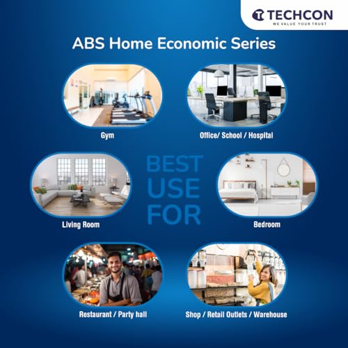 Image of TTS 95 Air Cooler for Home & Office | 90L Large Water Tank | 16-Inch Plastic Fan Blade | 3-Side Honeycomb Cooling | Auto Swing | Ice Chamber | High-Performance Aluminium Motor | Blue & White