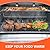 QuliMetal Stainless Steel Grill Warming Rack and 17 Inch Flavorizer Bars for Weber Genesis II 400 Series Gas Grills