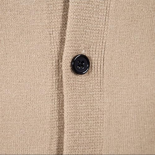 Men's Cardigan Sweater Long Sleeve Casual V Neck Button Down Knitted Sweaters Lightweight Slim FIt Knitwear Pullover4