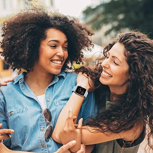 VATI Sport Band Compatible for Watch Band 38mm 40mm, Soft Silicone Sport Strap Replacement Bands Compatible with Watch Series 5/4/3/2/1, 38MM 40MM S/M (Turquoise)