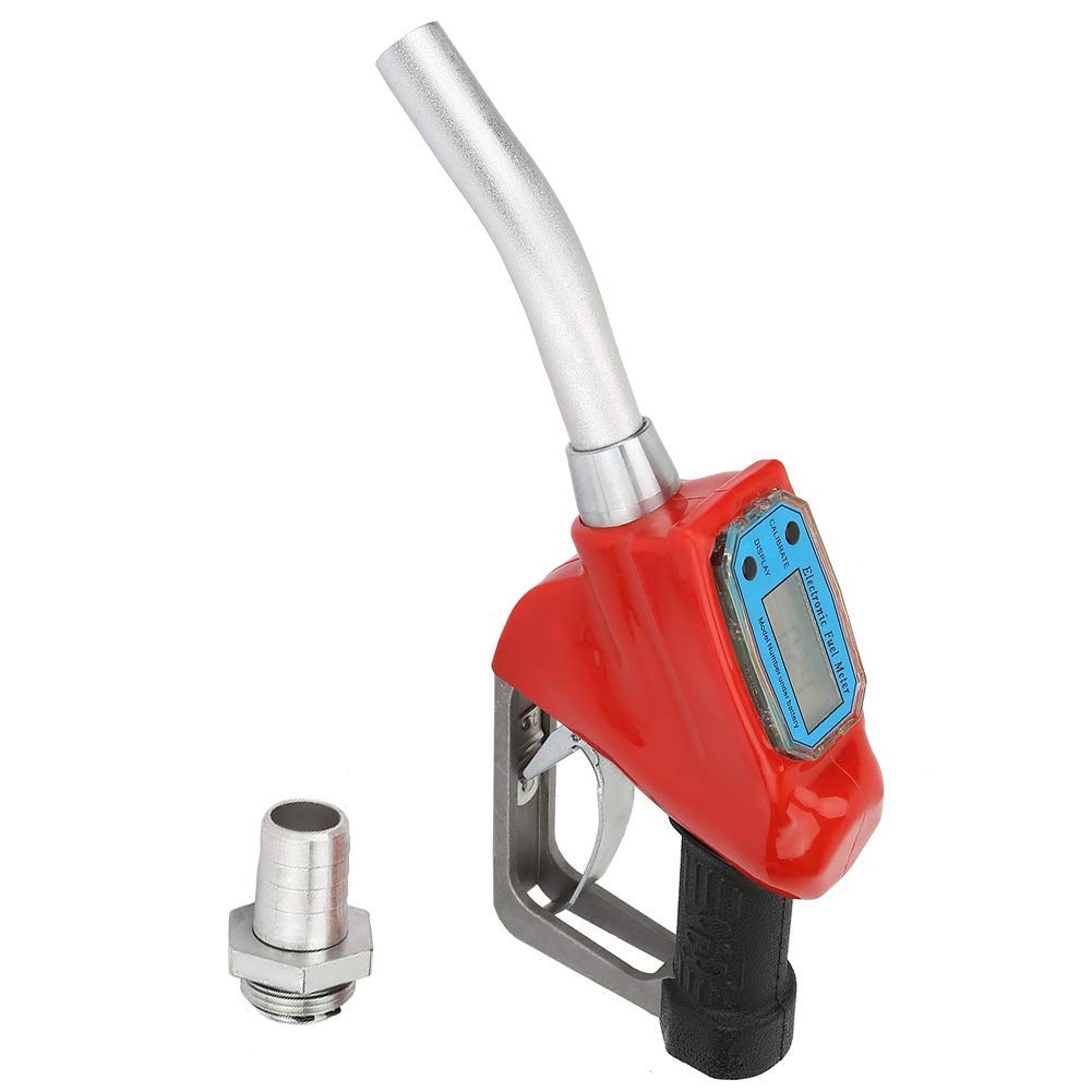 Pistola Gasolio Automatica AC-15A, Pistola per carburante con ugello erogatore misuratore di flusso, per contatore Carburante Ugello, per carburante per benzina, diesel, gasolio