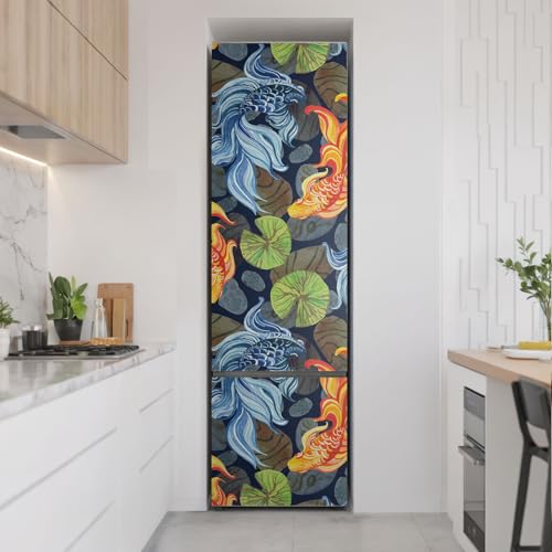 Pegatinas de nevera 60x205 cm resistente a rayones y vinilo impermeable de cocina con agua 3