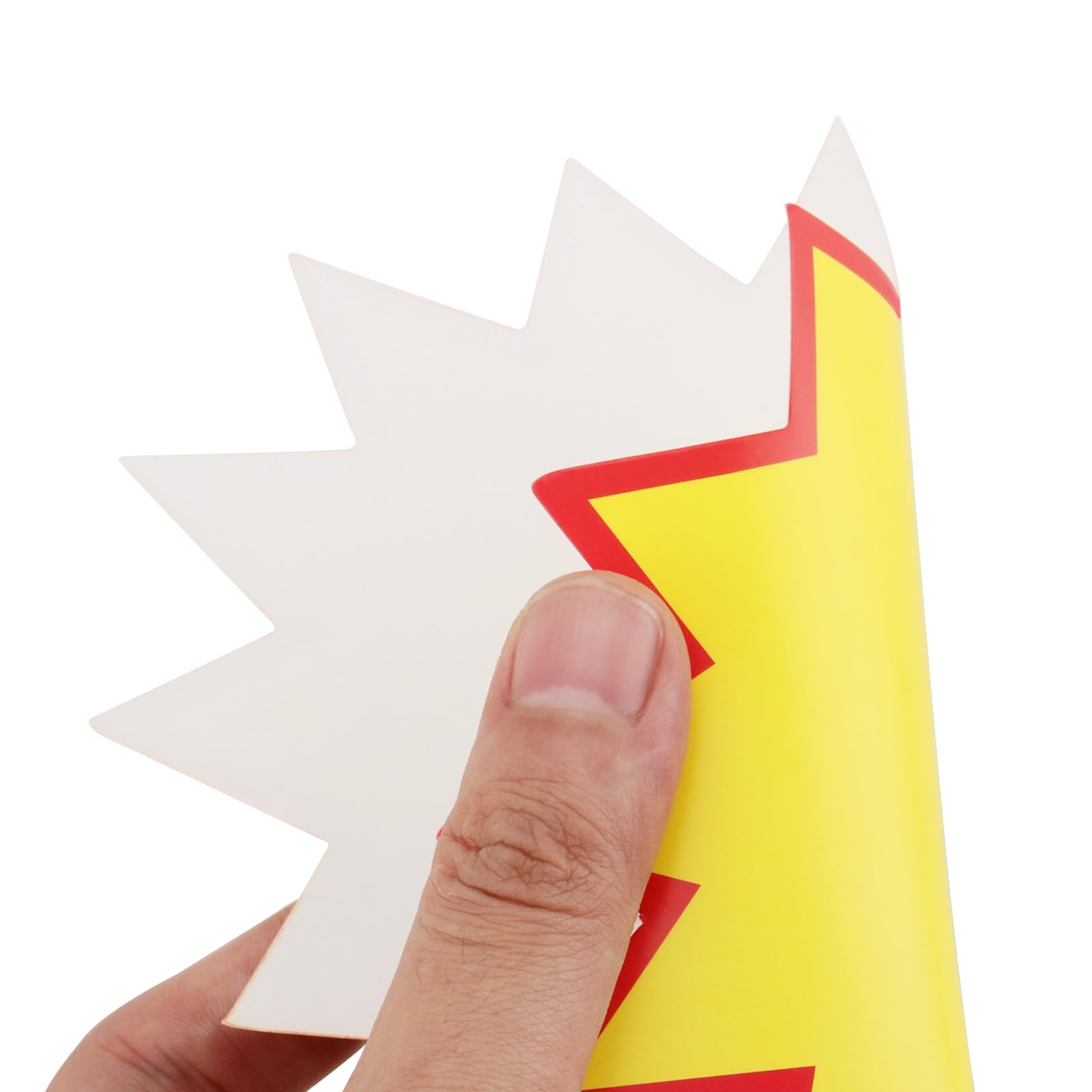 300 etichette per prezzi, 13 x 17 cm, giallo Starburst, cartellini per prezzi, biglietti promozionali per negozi al dettaglio, supermercati