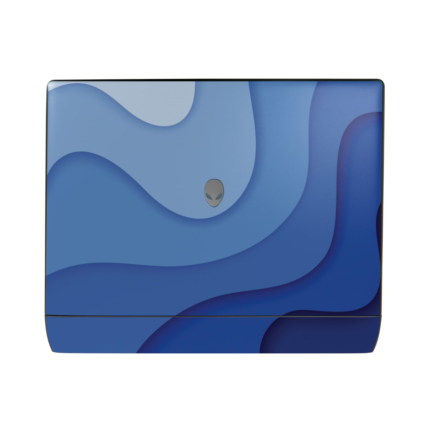 Laptop Skin Compatible with Alienware 16 Area-51 (2025) - Papercraft Blue - Premium 3M Vinyl Protective Wrap Decal Cover - Easy to Apply | Crafted in The USA by MightySkins