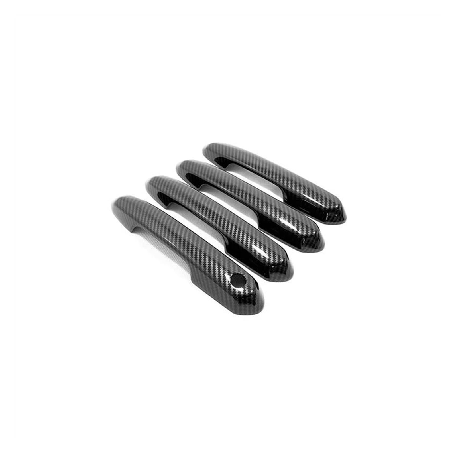 Kjhopy Carbon 4 Abs Carbon Fiber Car External Side Door Handle Bowl Catch Cover Protection Trim For Toyota Rav4 Xa50 2019-2022 Exterior Door Handle(Carbon 4)