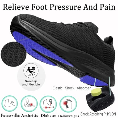 Wide Toe Sneakers for Women Road Runing Shoes Orthotic for Swollen Feet | Foot Pain Relief3