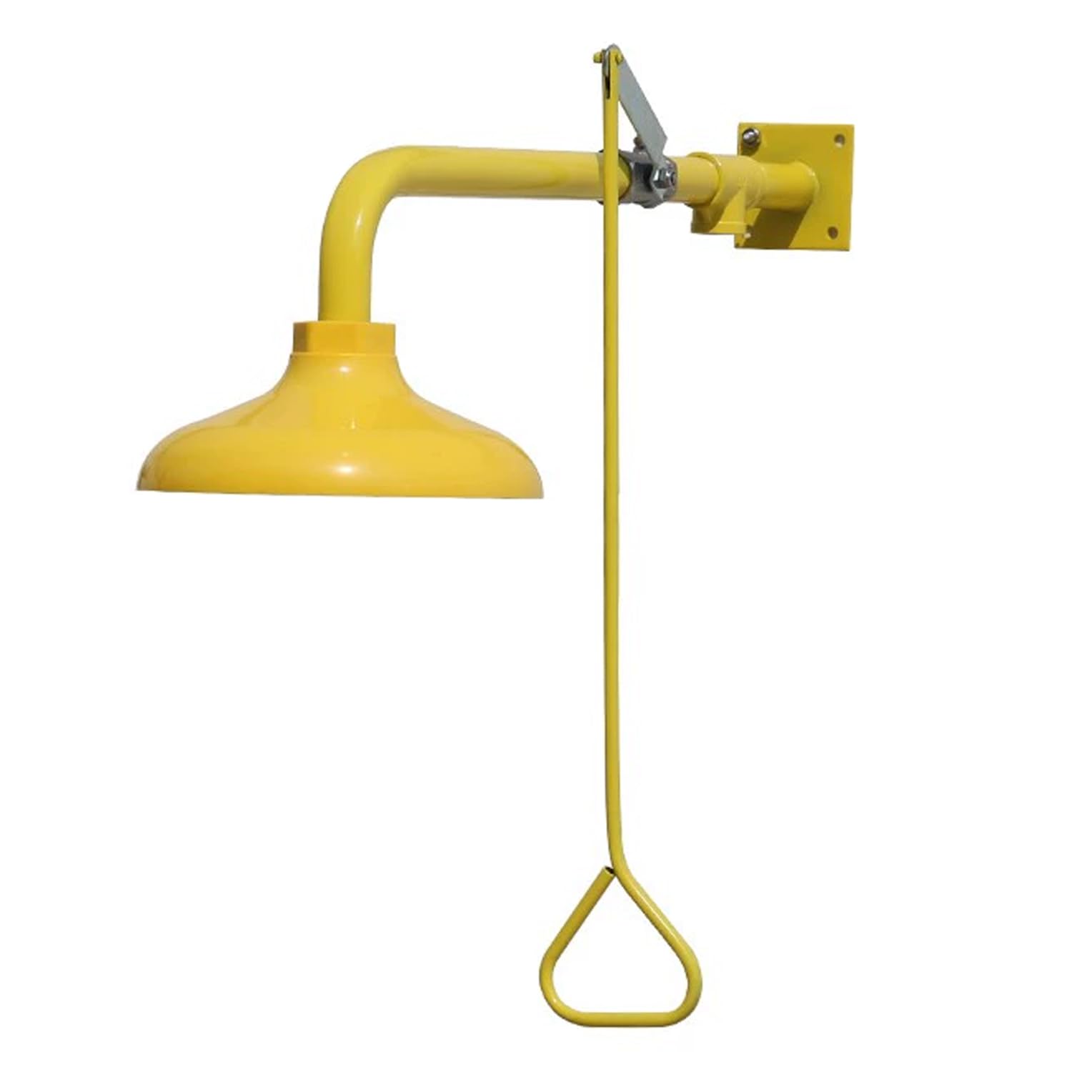 Estación De Ducha Montada En La Pared, Ducha De Emergencia De Acero Inoxidable, Caudal De Ducha 75,7 L/min, para Plantas Químicas, Fábricas, Escuelas Y Laboratorios