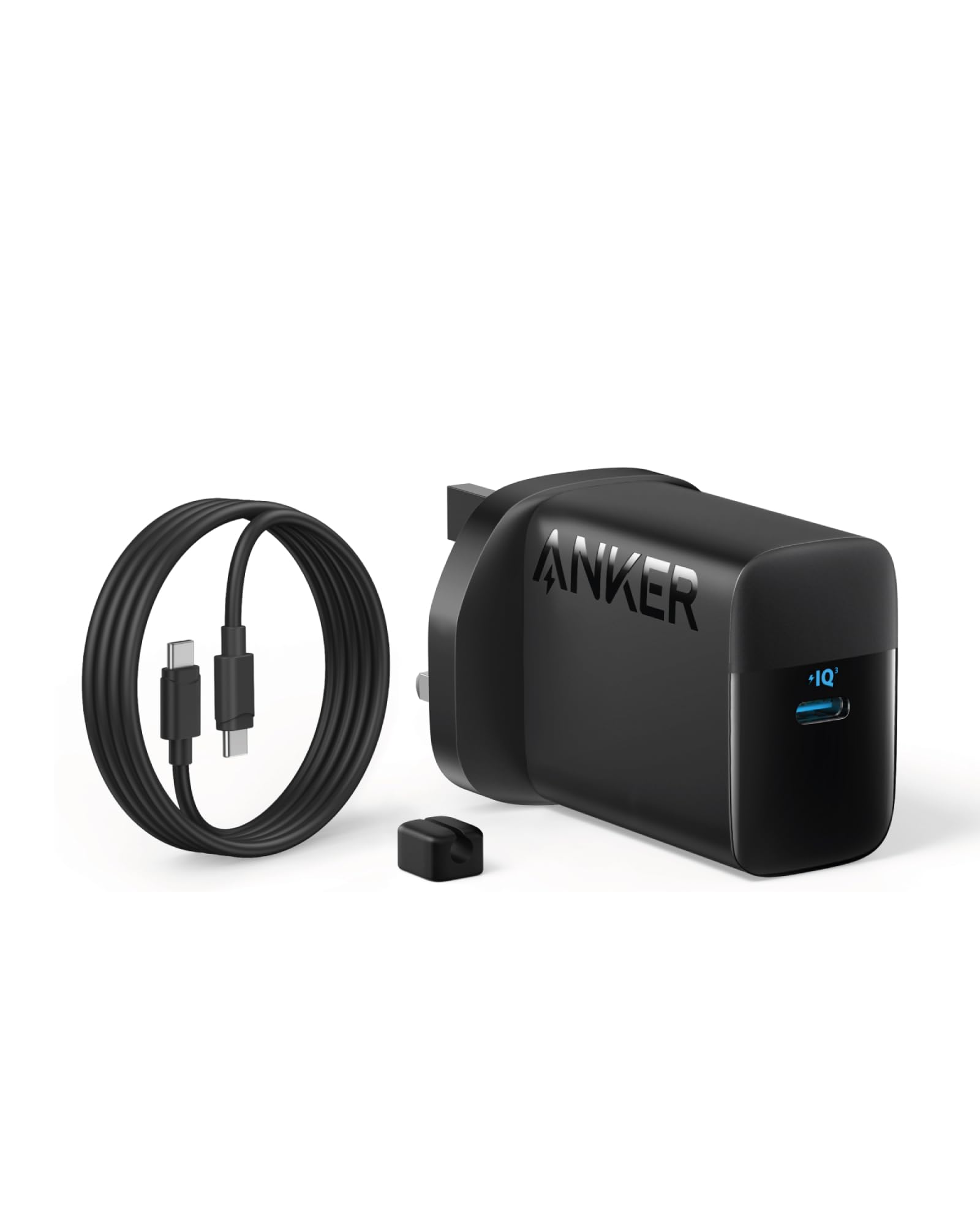 Anker 45W USB C Charger, PPS Fast Charger with Cable, Laptop Compatible, Super Fast Charging 2.0 for iPhone17/16/15, Samsung Galaxy S25/S24 Ultra /S24/S23+/ Note20, Pixel(5 ft USB C Cable Included)