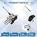 ZDKK Turbocharger Wastegate Actuator for Audi A5 Coupe 2.0 A4 A6 Q7 2.0L Turbocharger Actuator Replace# 06L145614B Turbo Electronic Actuator