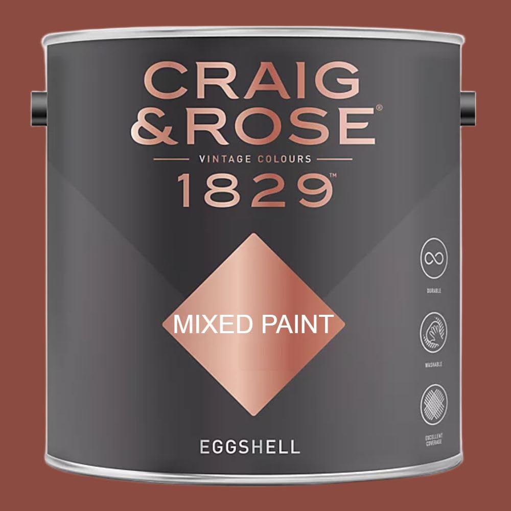 Paint Stop CRAIG & ROSE 1829 EGGSHELL ARABIAN RED 2.5L