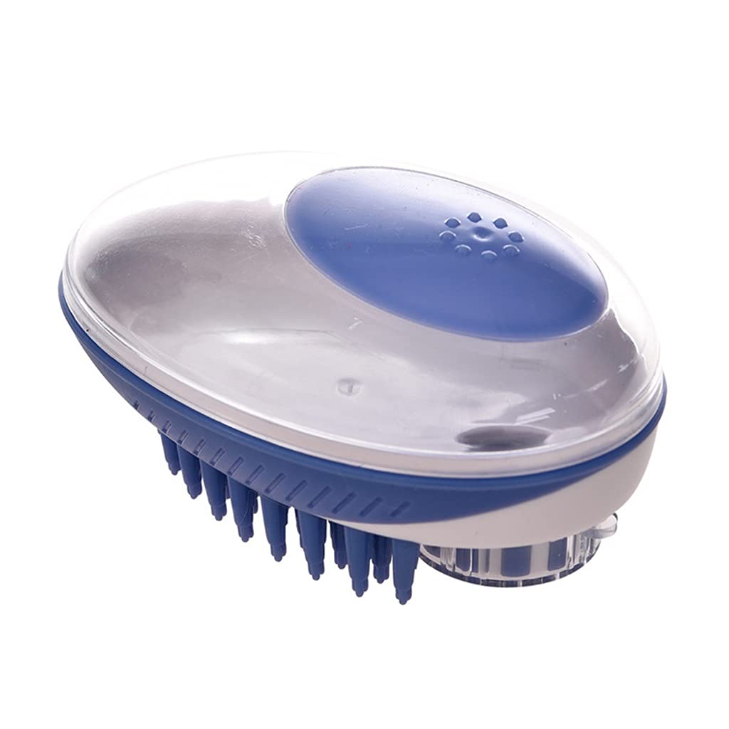 Cepillo de baño para Perros y Mascotas, Peine de Silicona para champú de SPA, Cepillo de Masaje, Peine para depilación de Ducha para Perros y Gatos, Herramienta de Limpieza y Aseo