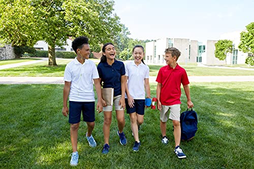 French Toast Boys' Adjustable Waist Stretch Twill Flat Front Short (Standard & Husky), Navy, 20 #TOP5