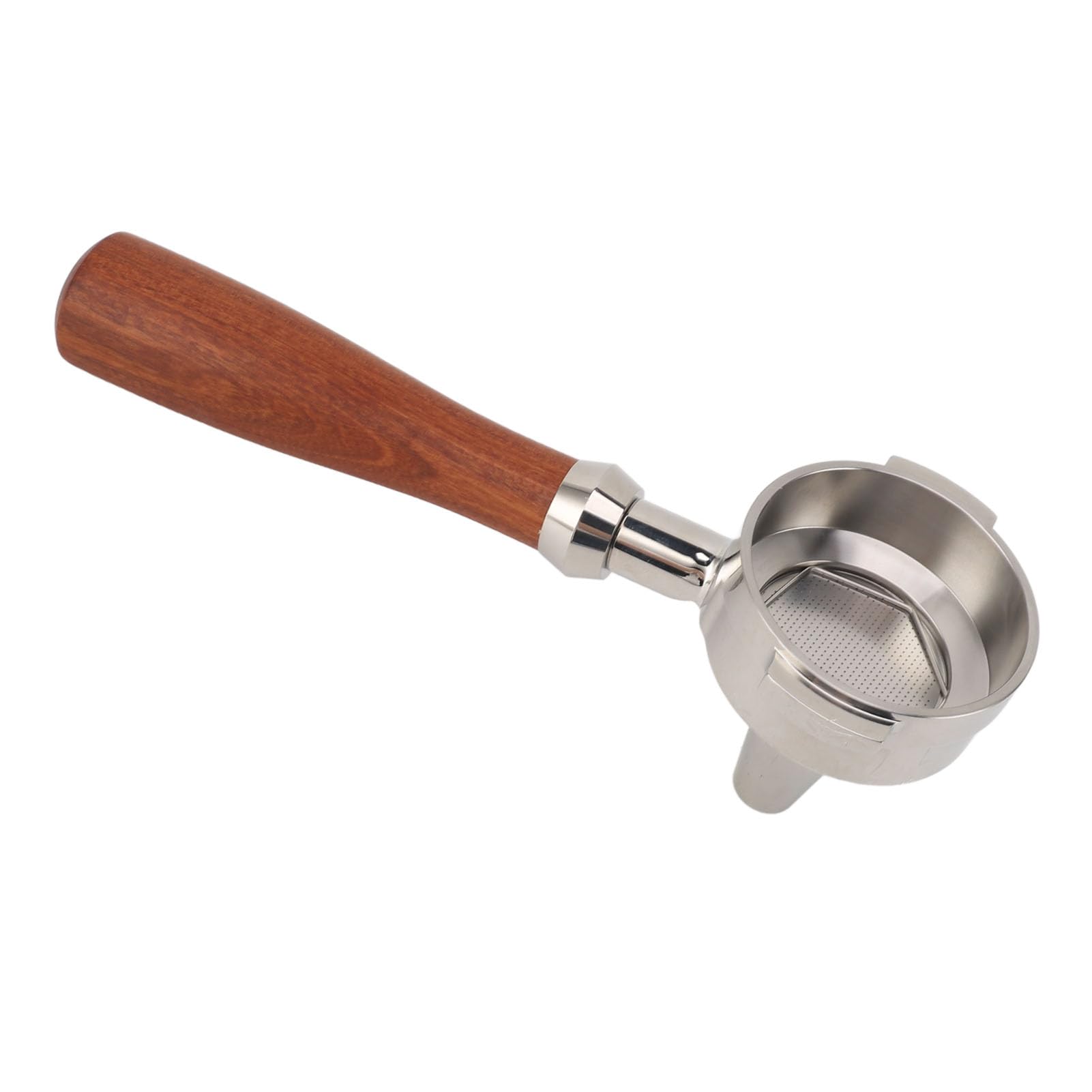 Aramox 58-mm-Siebträger, Edelstahl 304 mit Holzgriff, Professionelles Kaffeezubehör für Expobar GA Pandorra XLVI (Cuibourtia D-Schnalle)